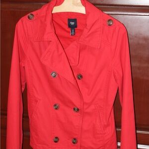 GAP Women's Bright Red/Coral Jacket